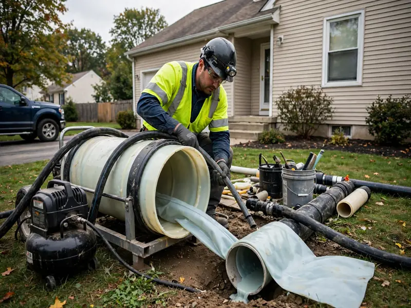 Revestimiento de tuberías sin zanja proporcionando rehabilitación de alcantarillado resiliente a inundaciones en Sayreville NJ