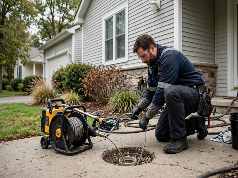 Sewer camera locating service for a slab home in Spa Springs Perth Amboy NJ