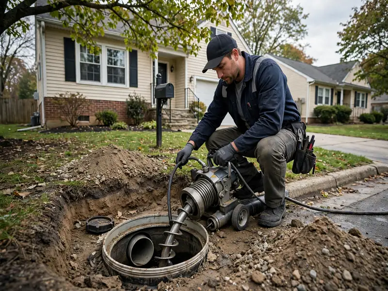 Sewer maintenance service in Amboy Avenue, NJ