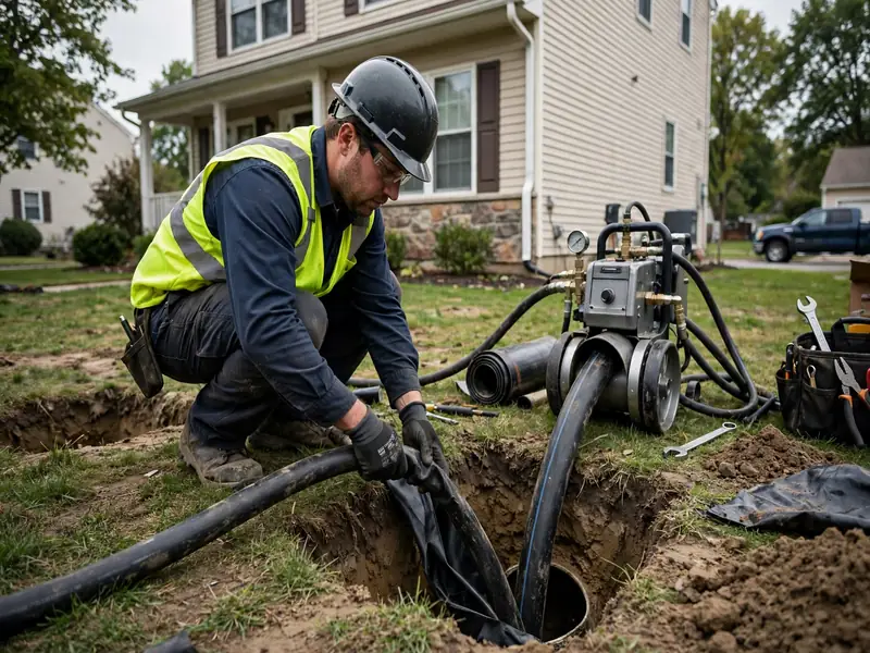 Renovación de alcantarillado sin zanja en la costa de marea del Arthur Kill en State Street NJ